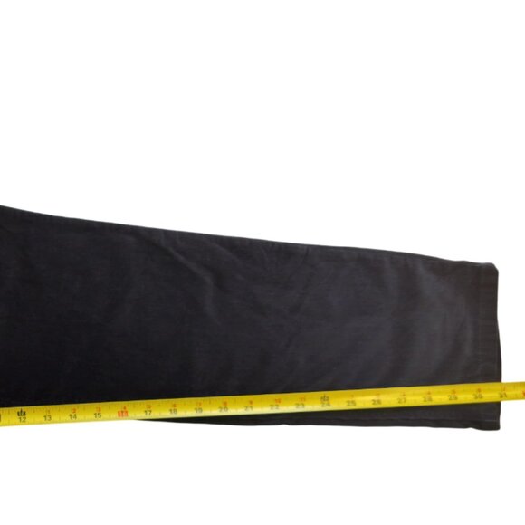 LIZ CLAIBORNE Corduroy Pants Size 14 Black Classic Fit Skinny #Office #Casual - Picture 8 of 9